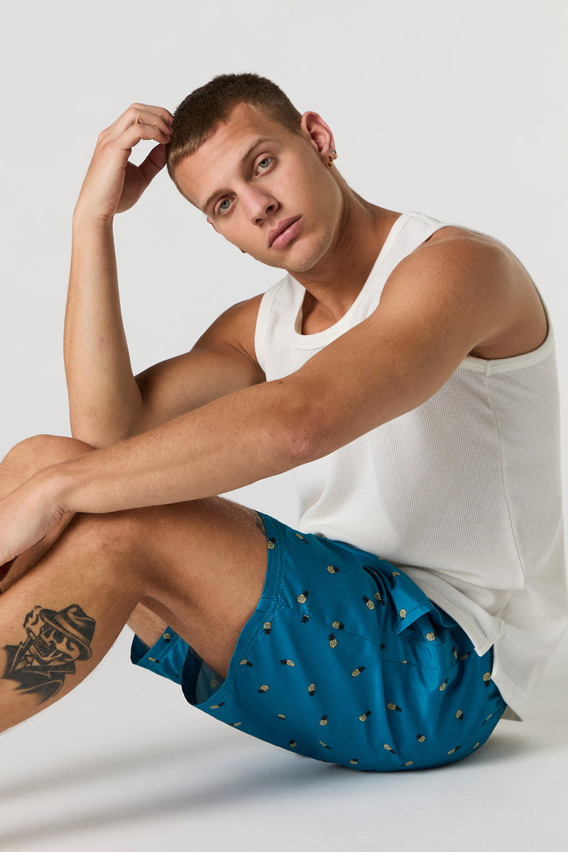 Summer Print Drawstring Short